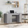 VidaXL Desk Sonoma Grey 140x50x75 Cm Engineered Wood 829530