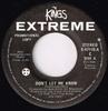 7inch Record KINGS  Dont Let Me Know  Partyitis E47110PROMO Extreme 1980 Canada Rock Used