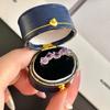 Natural Crystal Stone Ring Live Design S925 Sterling Silver Inlaid with Colorful Treasure Material Jewelry Fashion Jewelry Holiday Gifts
