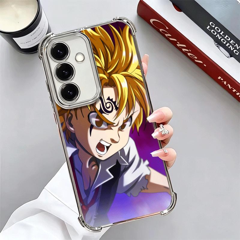 Seven D-Deadlys Sins Meliodas Soft Phone Case For Samsung A17 A27 A07 A37 A57 A16 A56 A15 A55 A14 A54 A13 A53 A26 A36 A25 A35 A2