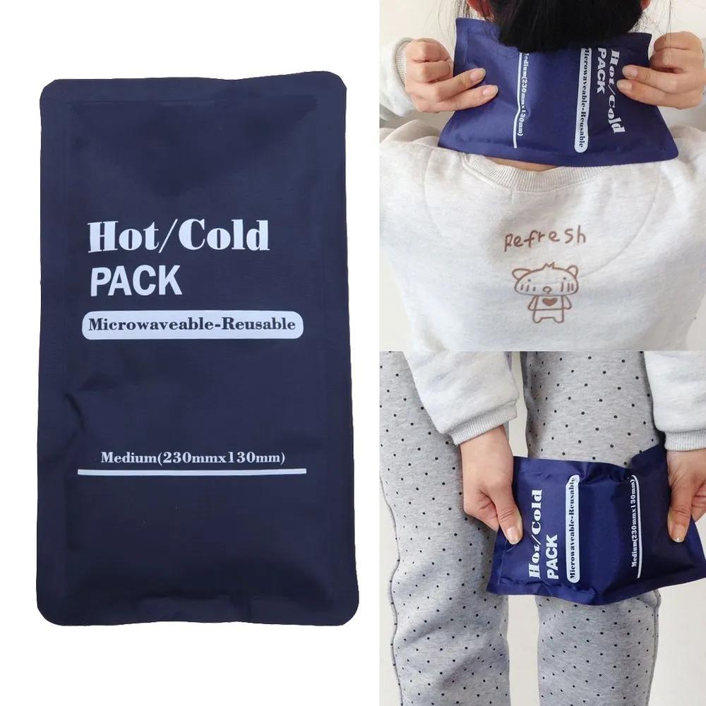 Home Use Reusable Gel Ice Pack Hot Cold Compress Pack for Body Pain Relief Back Knee Shoulder Neck Muscle Aches Sprains Strains