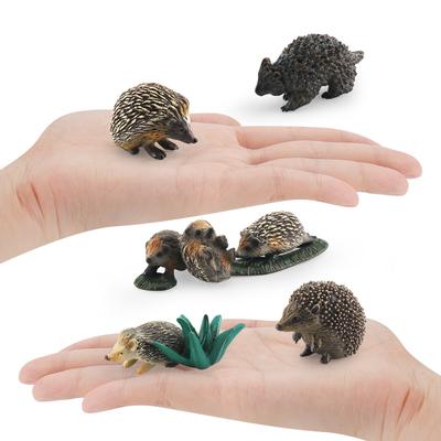 Simulated Forest Mammal Hedgehog Model, Hedgehog, Mouse, Melon-Stealing Badger, Static Desktop Decoration Ornament