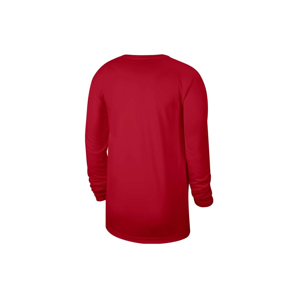 Nike Dri Fit T Shirts Men's Red Crew Neck Moderate Straight Fit FD9944-657