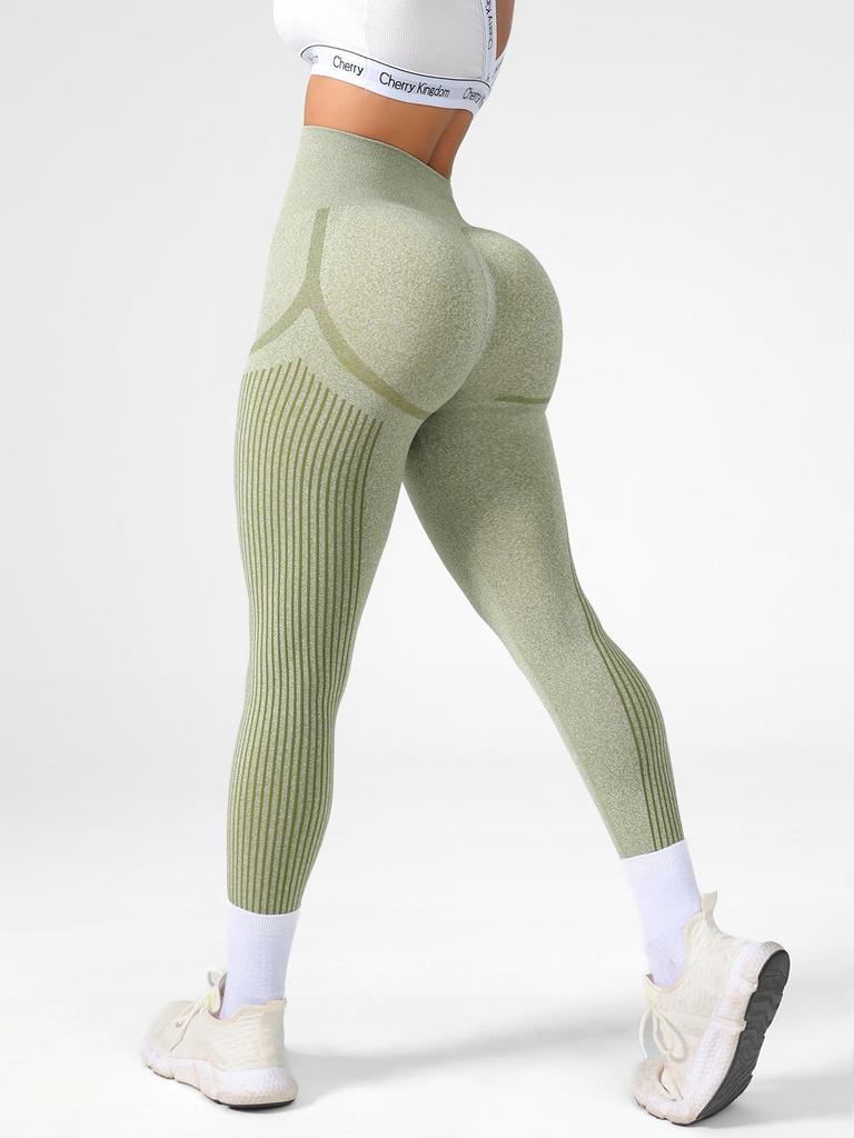 Seamless High-Waist Butt-Lifting Sports Leggings for Women