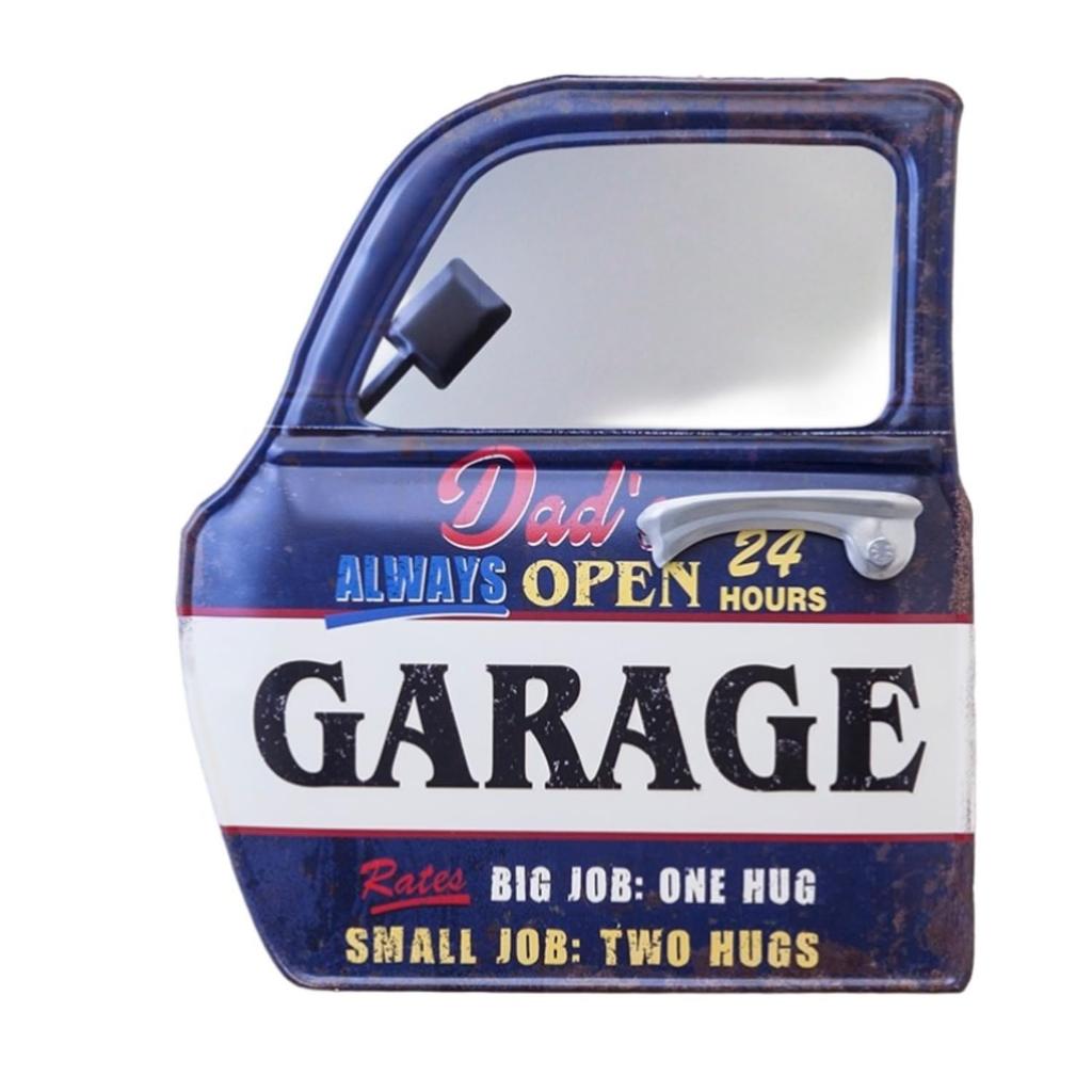 Akizuki Trading Car Door W41 X D4 X H47 HLHC403 Mirror, Dad's Garage, Approx. Cm,