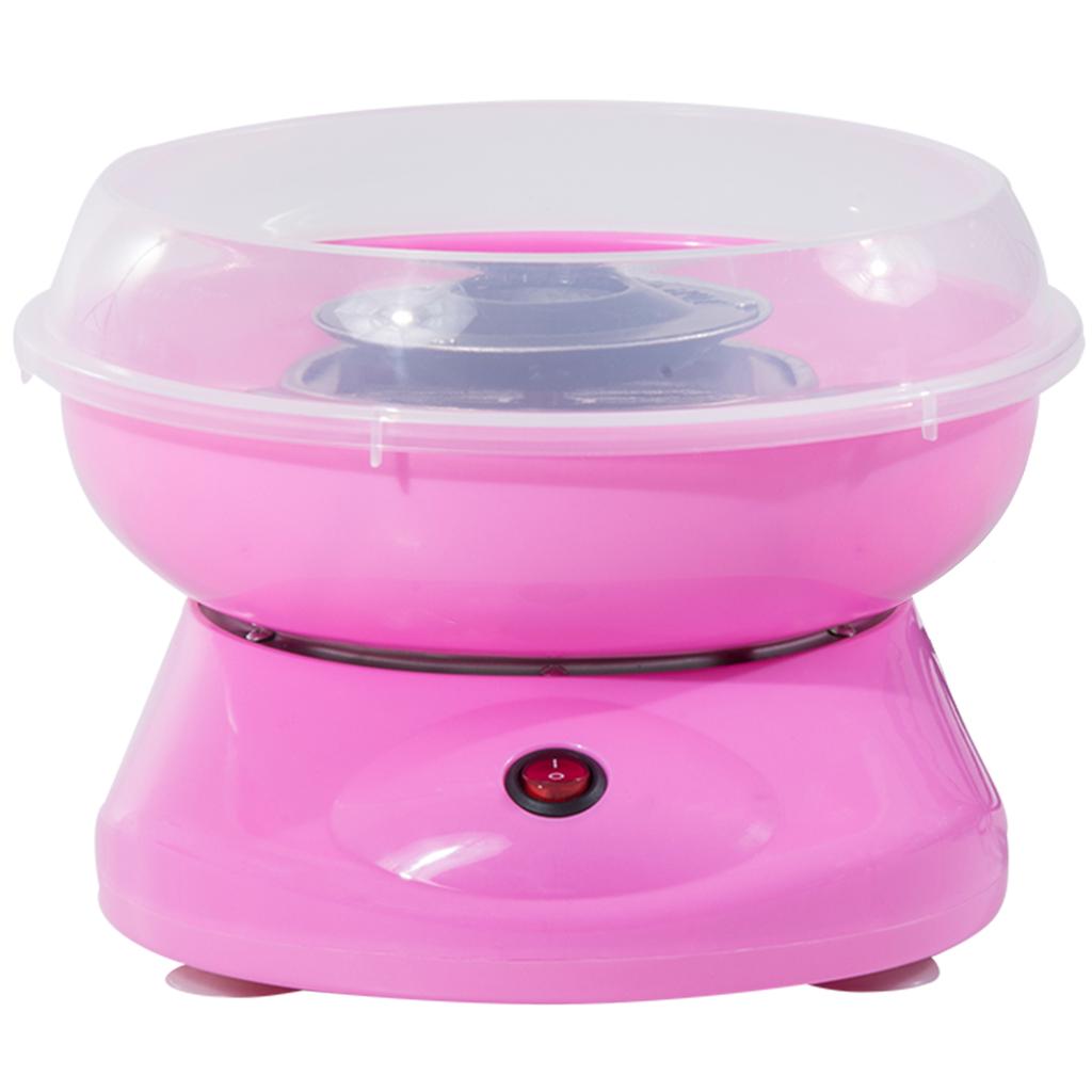 Cotton Candy Machine, Easy-to-Use Cotton Candy Machine, for Adults and Children, Stainless Steel, PP, Pink