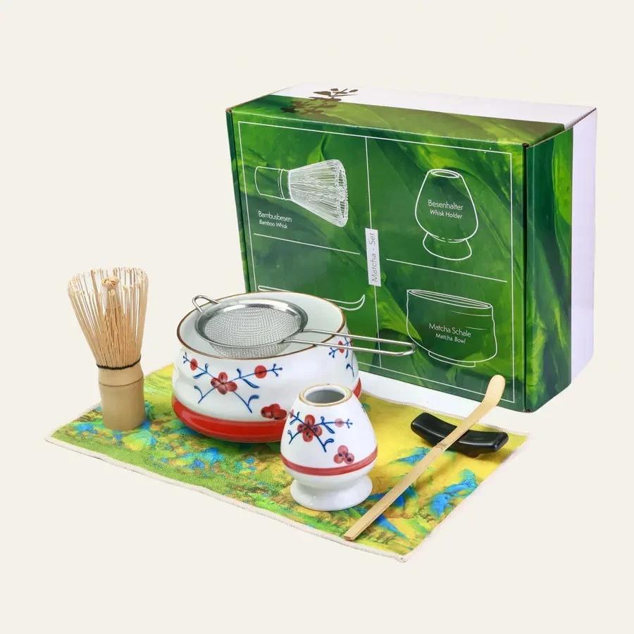 4/7pcs Japanese Style Tea Ceremony Tool Set Matcha Whisk Training Utensils Tea Brewing Kit Complete With Cleaning Grooming Tools