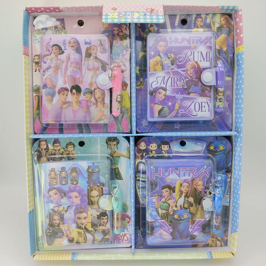 Demon Hunter K-pop Girl Group Notebook & Stationery Set