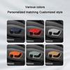 For ZEEKR 001 2024 2025 Super Suede Decorative Sticker On The Seat Adjustment Buttons Panel Protective Car Interior Accessories