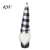 Holiday Home Gift Presentation Christmas Wine Bottle Cover, Fluffy Artificial Beards Decor, Plaid Gnome Seasonal Accessories Toppers for Table