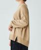 Le Coeur Blanc Hand Washable Volume Sleeve Knit Pullover 3048026400 Size 38 Bordeaux