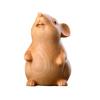 Niedliche Hamsterstatue Holzgeschnitzte Tierfigur Skulptur Heimdeko Tierkreis Maus Statuette Zuhause