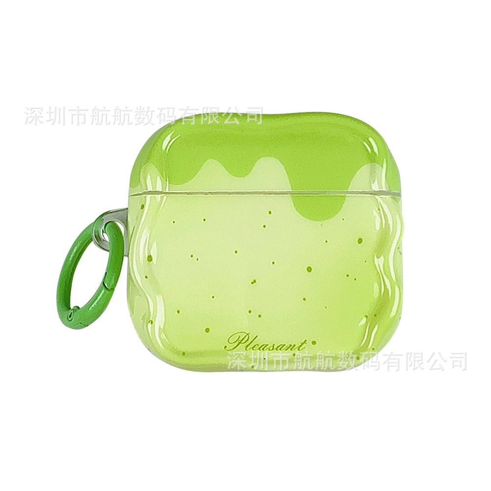 Cute ice cream pink green AirPods pro1 protective case apple AirPods 1 generation bluetooth headset case pro1