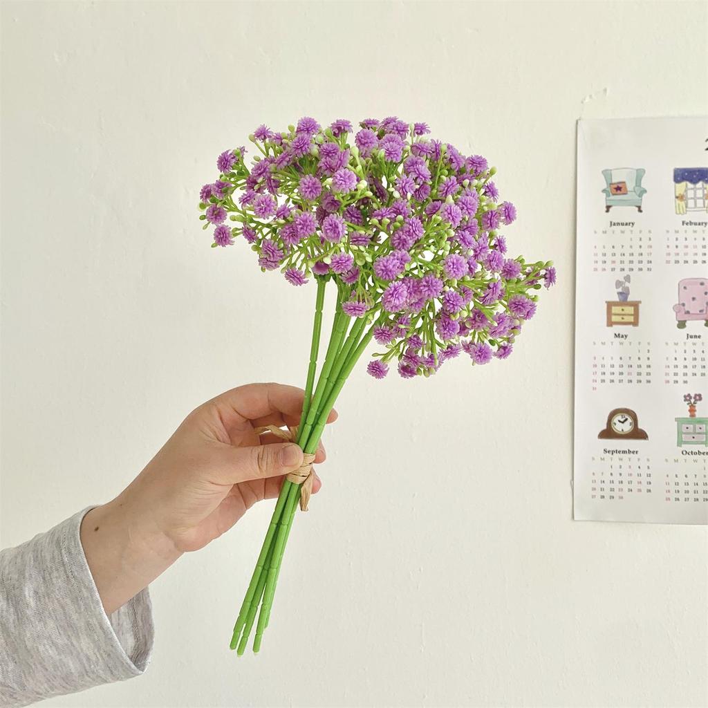 Baby's Breath Soft Rubber Artificial Flower Bouquet for Living Room Decor