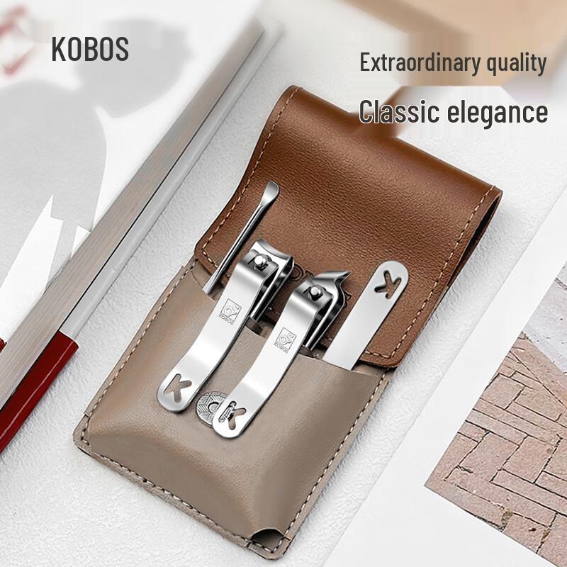 KOBOS Stainless Steel Nail Care Set