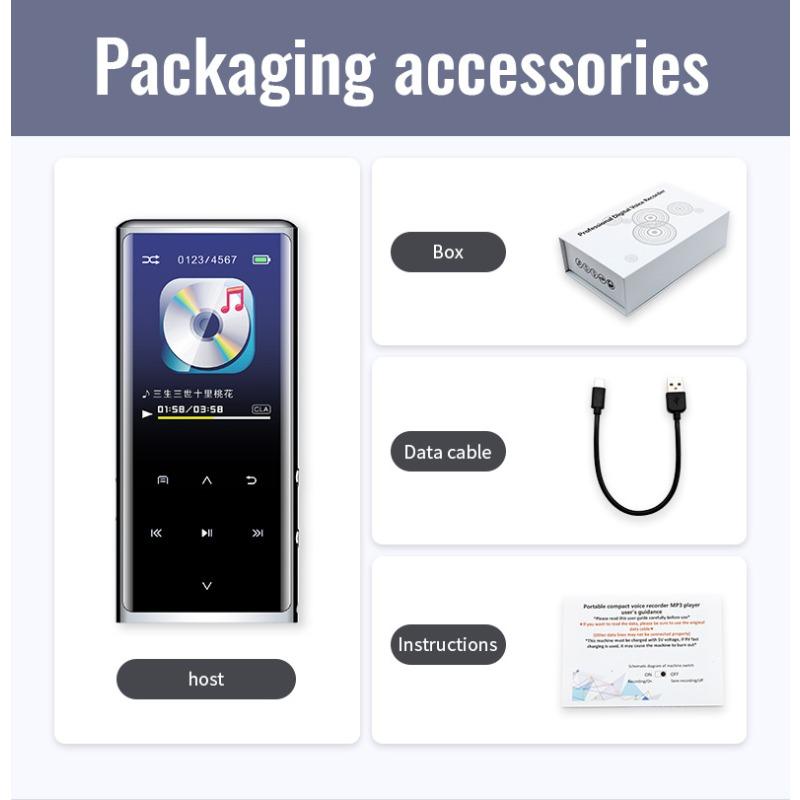 M27 One Click Recording High-definition Noise Reduction Recording Pen MP3 Voice To Text AI Intelligent Voice Control Pen