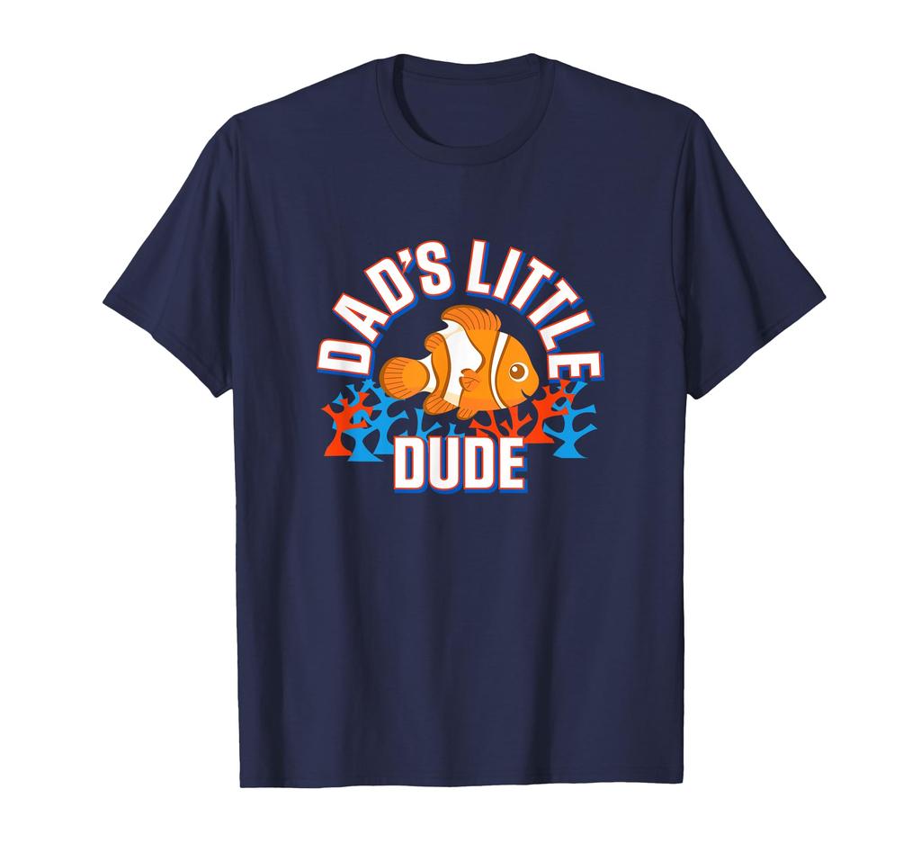 Disney Pixar Finding Nemo Father's Day Dad's Lil' Dude Logo T-shirt