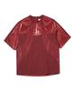 Nontai Mesh Paneled Structure T-Shirts (Red)