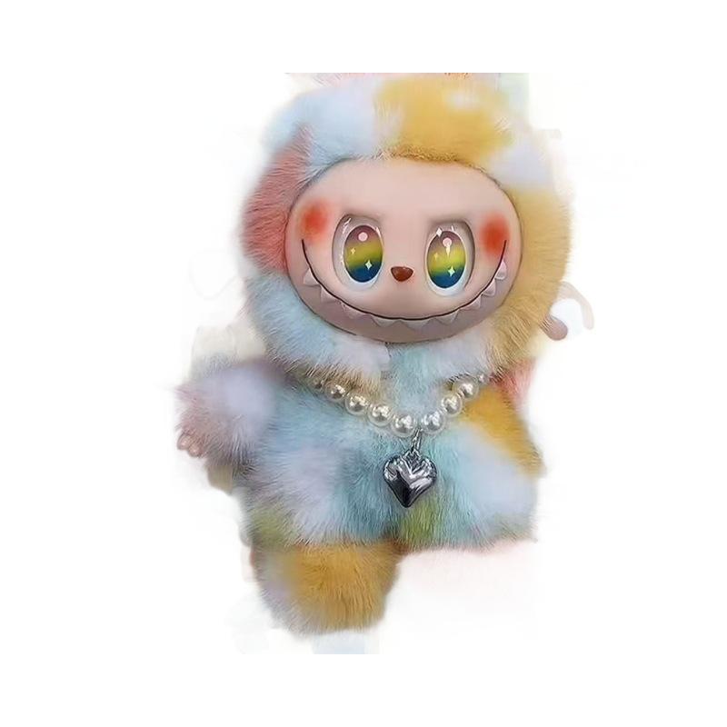 Labubu 5.0 Fifth Gen Vinyl Face Plush Pendant Blind Box Figurine Toy