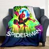 Spiderman Wonder Flannel Blanket Super Soft Warm Cozy Blanket For Sofa Bed Office Travel Allseason Home Decor Gift