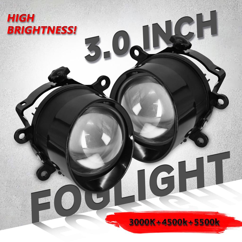3 Inch LED Fog Lights, High Power IP67 Car Fog Lights, Off Road Driving Lights Replacement for Honda Replacement for