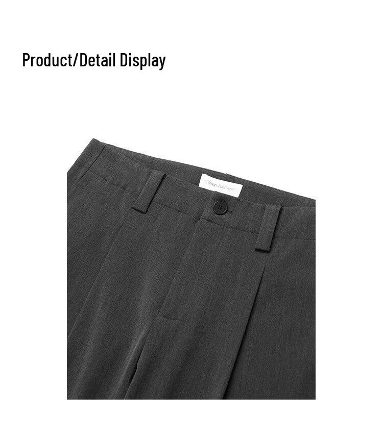 Japanese Style Pleated TR Blend Casual Pants - Harajuku Trend