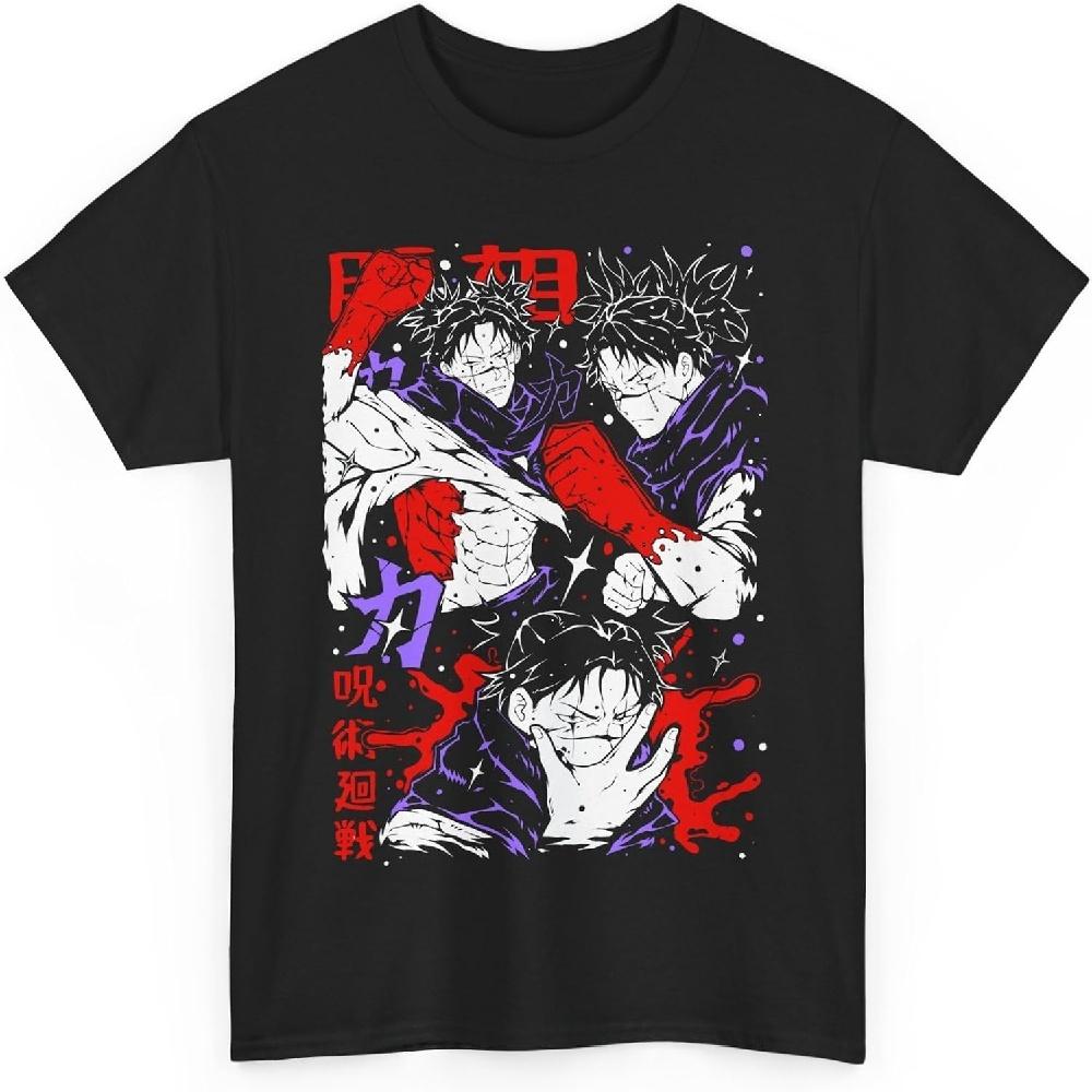 

Jujutsu Choso Anime T-Shirt Unisex Kaisen Anime Japanese Cotton1 XXXXXL чёрный