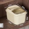 Kitchen Container Bucket Moisture Proof Insect Proof Rice Box10KG Grain Sealed Jar Storage Pet Dog Food Box with Bullet Lid
