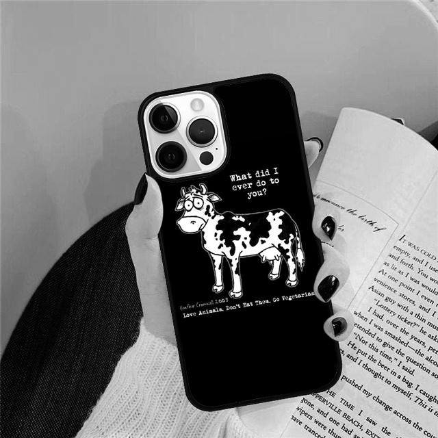 

Go Vegan Food Vegetarians VEGGIE Phone Case Cover For iPhone 17 Air 15 16 14 13 12 Pro Max 11 Pro Max Plus Coque iPhone 14pro