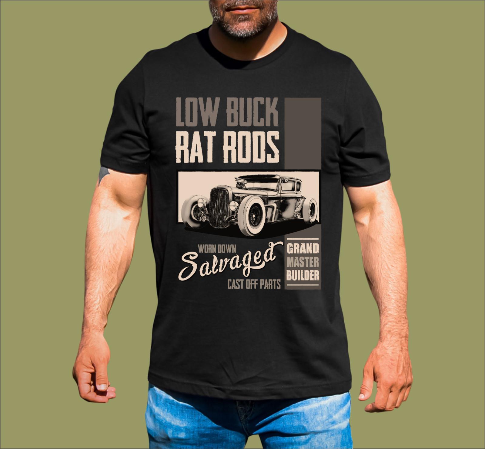 LOW BUCK RATRODS T-SHIRT S