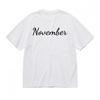 Women's Soft Breathable All Season Classic T-Shirt November Graphic Cotton Tee