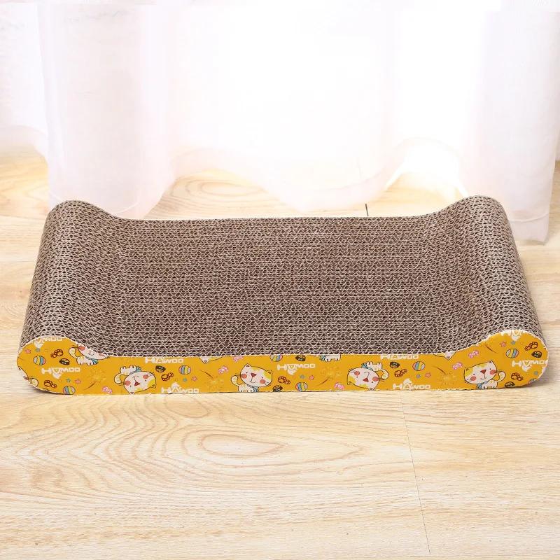 Katzenkratzbrett, Katzenschaber, Krallenschärfer, Karton, Wellpappe, kratzfestes Katzenkratzbrett, Katzenspielzeug, Schlafsofa