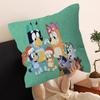 Süß-B-B-Blueys-S Cartoon Kissen Kissenbezug Kissenhülle Wohnzimmer Sofa Heimdekoration Personalisiert