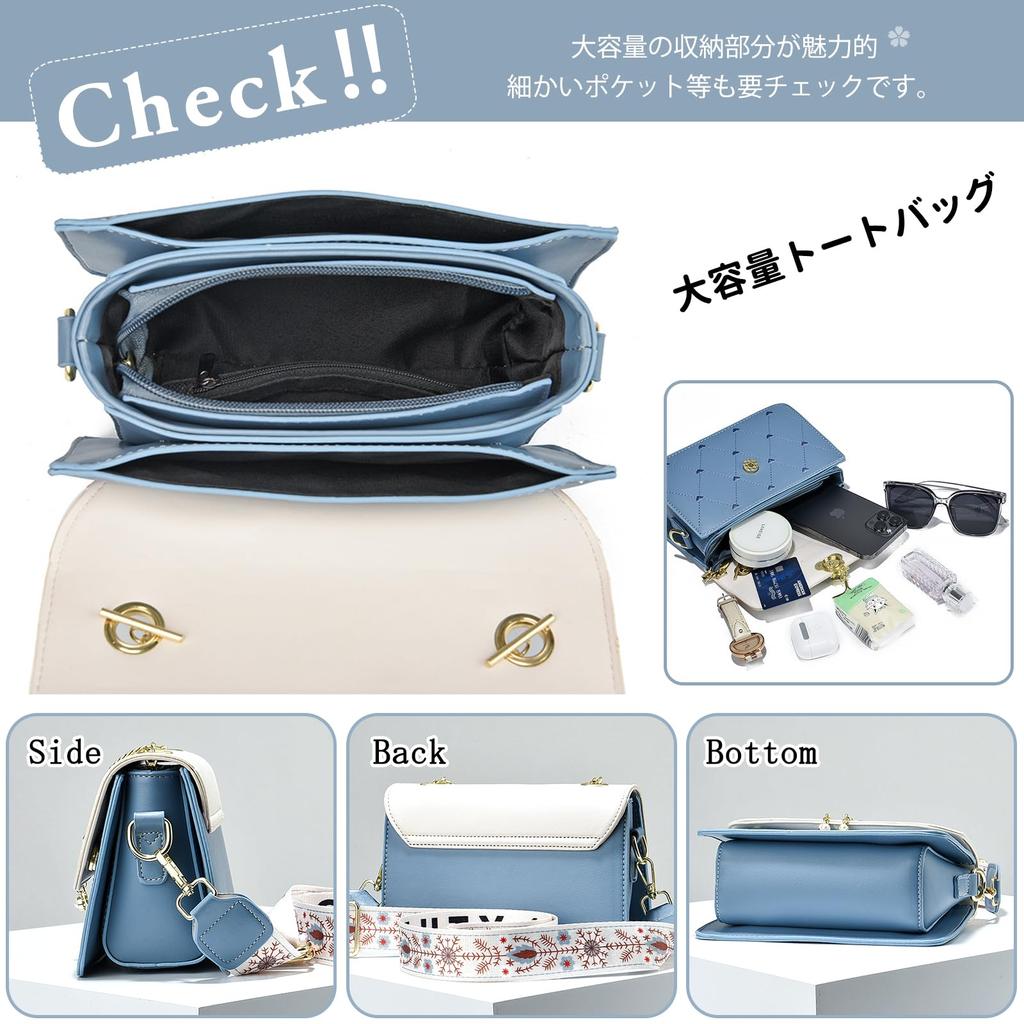 Shoulder PU Shoulder Stands Perfect for or Any Perfect As a Blue NICOLE&DORIS Women's Bag, Small, Stylish, Crossbody, Leather, 2-Way, Cute, Popular,