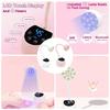 UVS Light for Gel Polish Nails Quick Drying Nail Dryer Gel Polish Curing Lamp UVS LED Nail Lamp Rechargeable Nail Light
