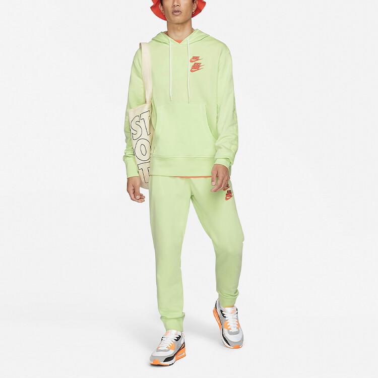 Nike Alphabet Print Pullover Hoodie DA0932-383