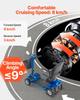4-Wheel Folding Mobility Scooter for Adults & Seniors, Electric Mobility Scooter with 25KM Long Range, All Terrain Travel Wheelchair with Anti-slip