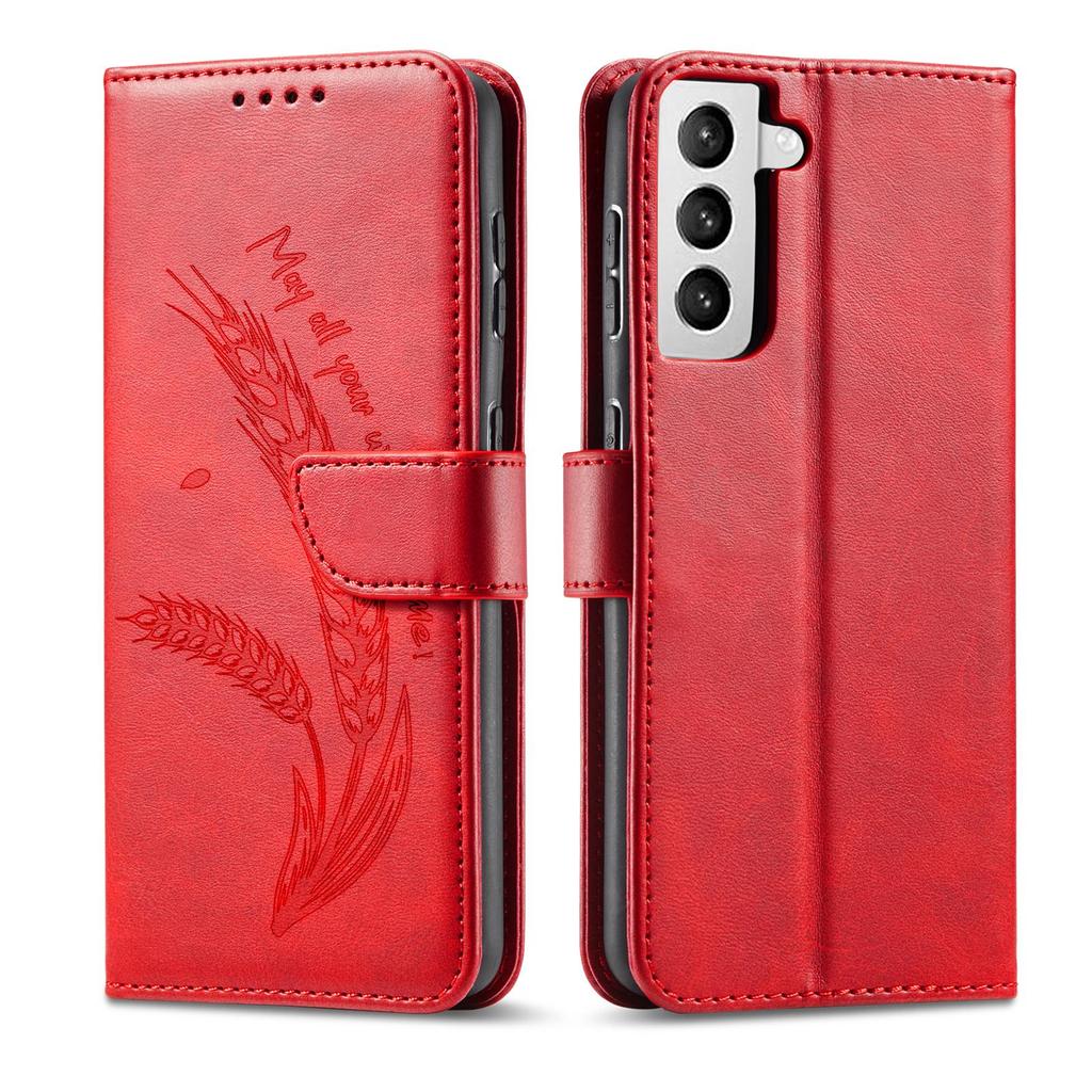 3D Embossed Food Retro Leather Phone Wallet Case Book Stand For iPhone 17 16 Pro Max Samsung Xiaomi 15T Redmi 13 Honor 400 Oppo Card Holder Flip Cover
