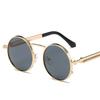 Vintage Punk Style Sunglasses Men Retro Round Metal Frame Women Sun Glasses Fashion Eyewear  Mujer UV400