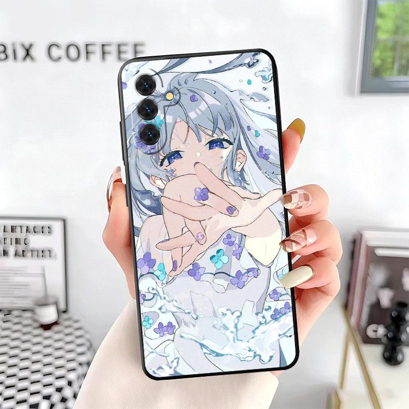 Anime Kwaii Girl Ins Style Soft Phone Case for Samsung A17 A37 A57 A16 A26 A36 A56 A15 A25 A35 A55 A14 A24 A34 A54 A13 A23 A33 A