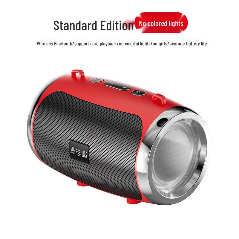 KI-gestützter tragbarer Bluetooth-Lautsprecher mit Farblicht & Subwoofer für den Innen-/Außenbereich