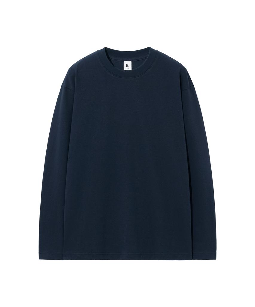 BRENSON B. Loose Fit Basic Long Sleeve T-Shirt ( 7 Colors )