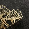 Simple Ginkgo Leaf Napkin Holder High-end Iron Tissue Rack Metal Tissue Holder  Kitchen Accessory