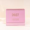 Foldable 2027 Desktop Desk Calendar Portable Flip Calendar Table Calendar  Table Decorations