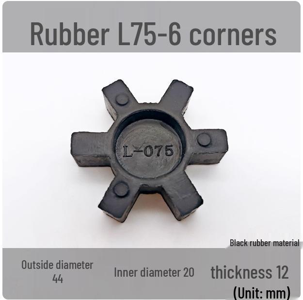 L-Shaped Hexagonal Rubber Shock Absorber Pad