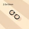 1 Pair Round Spring Ear Clip Earrings For Men/Women Stainless Steel Non-Pierced Painless Fake Earrings Classic Popular Jewelry