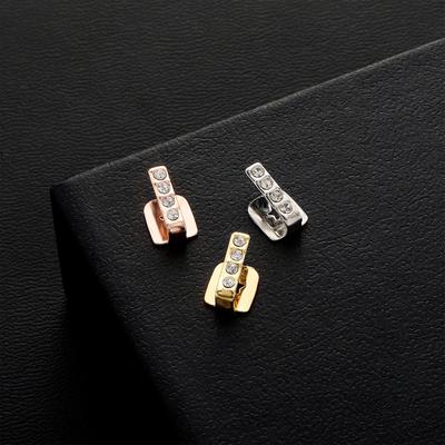 Popular Two-Tone Diamond-Studded Gold Grillz: Cool Street Style Hip-Hop Accessory