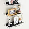 Schwebende Badezimmerregale ohne Bohren Aufbewahrungswandregal Home Organizer Ledge Hardwares Schrank Küchenzubehör Toilette