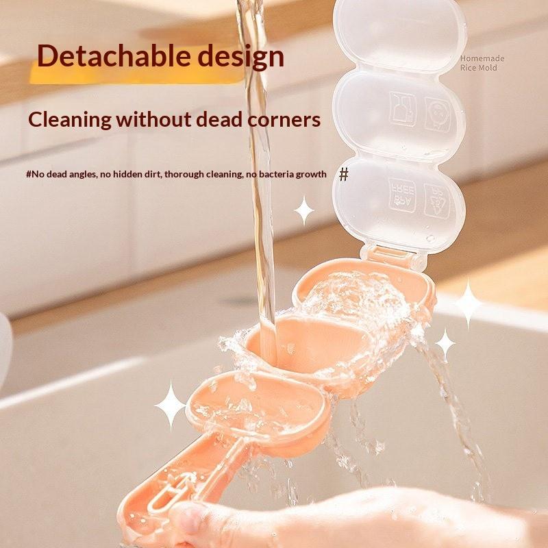 Baby Rice Ball Maker Shaker Baby Children Kindergartens Meal Sushi Maker Diy Rice Ball Mold Diy Kitchen Aid Bento Accessories