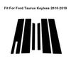 Car Window Cover Pillar Posts Column Door Stickers Glossy Black Accessories for Ford Taurus Keyless 2010-2019 Auto Styling